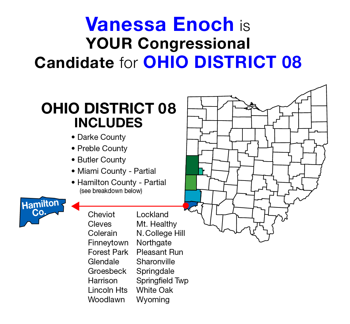 8th District Of Ohio Map - Dorisa Josephina