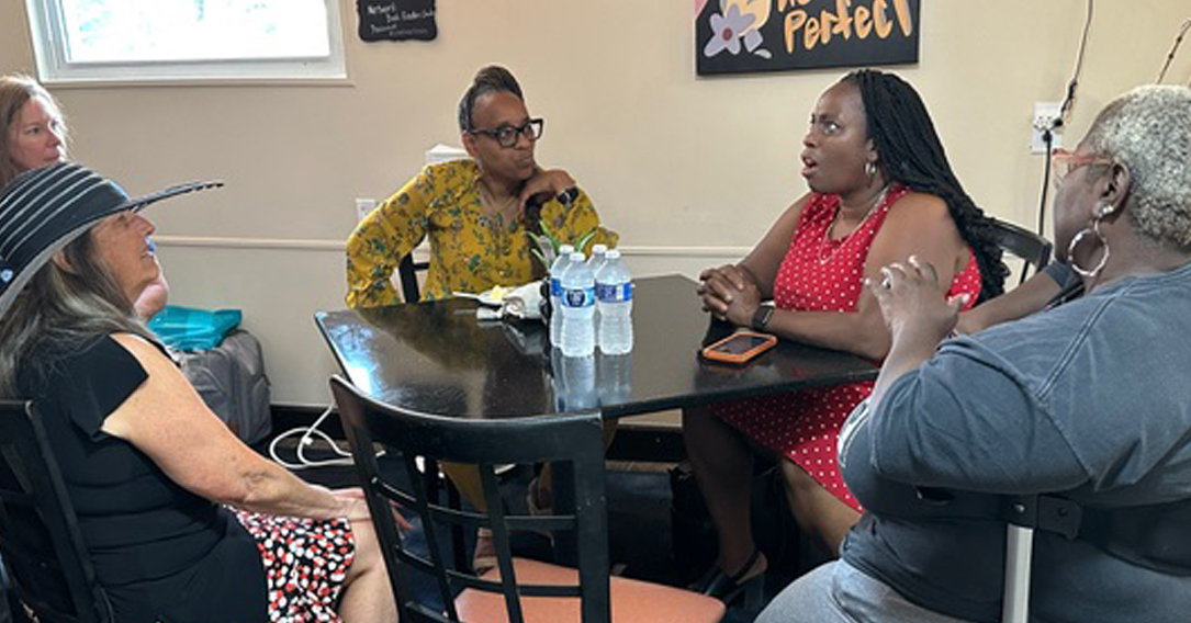 Dr. Vanessa Enoch at Meet and Greet at Major Minor Books and Such